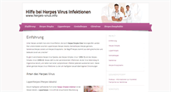 Desktop Screenshot of herpes-virus.info